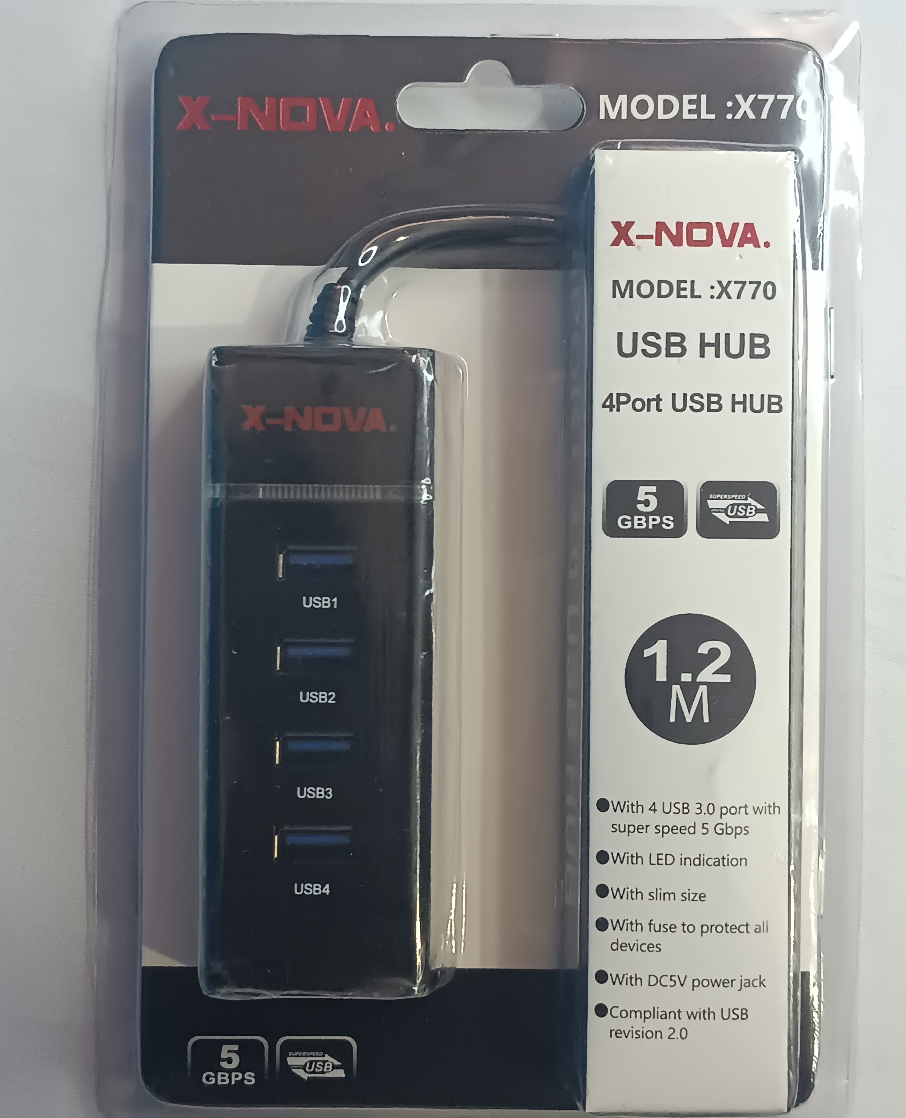 x-nova hub 3 port